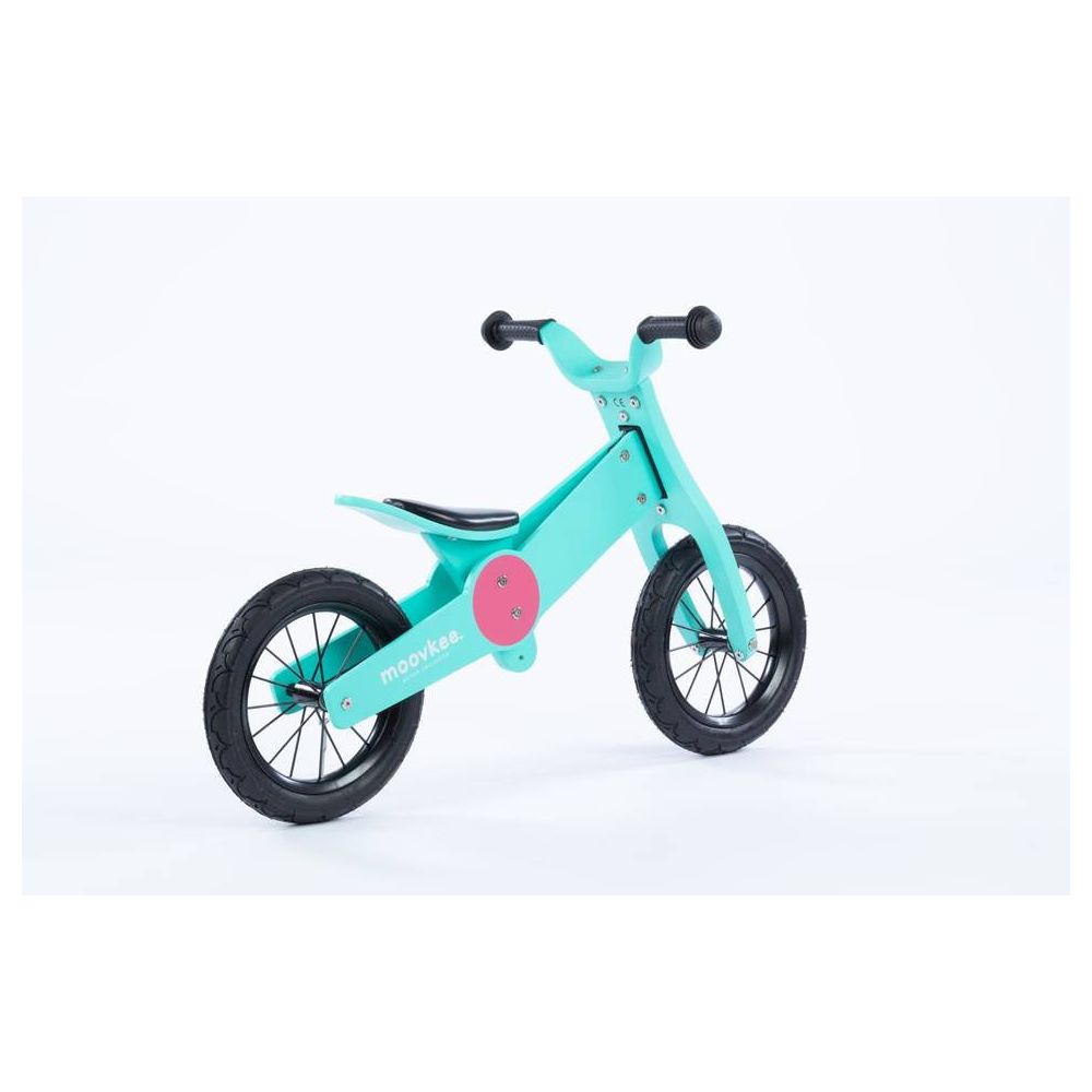 Balansinis dviratis - medinis - 0C074 - JACK - SWEET PINK & BABY BLUE - MOOVKEE