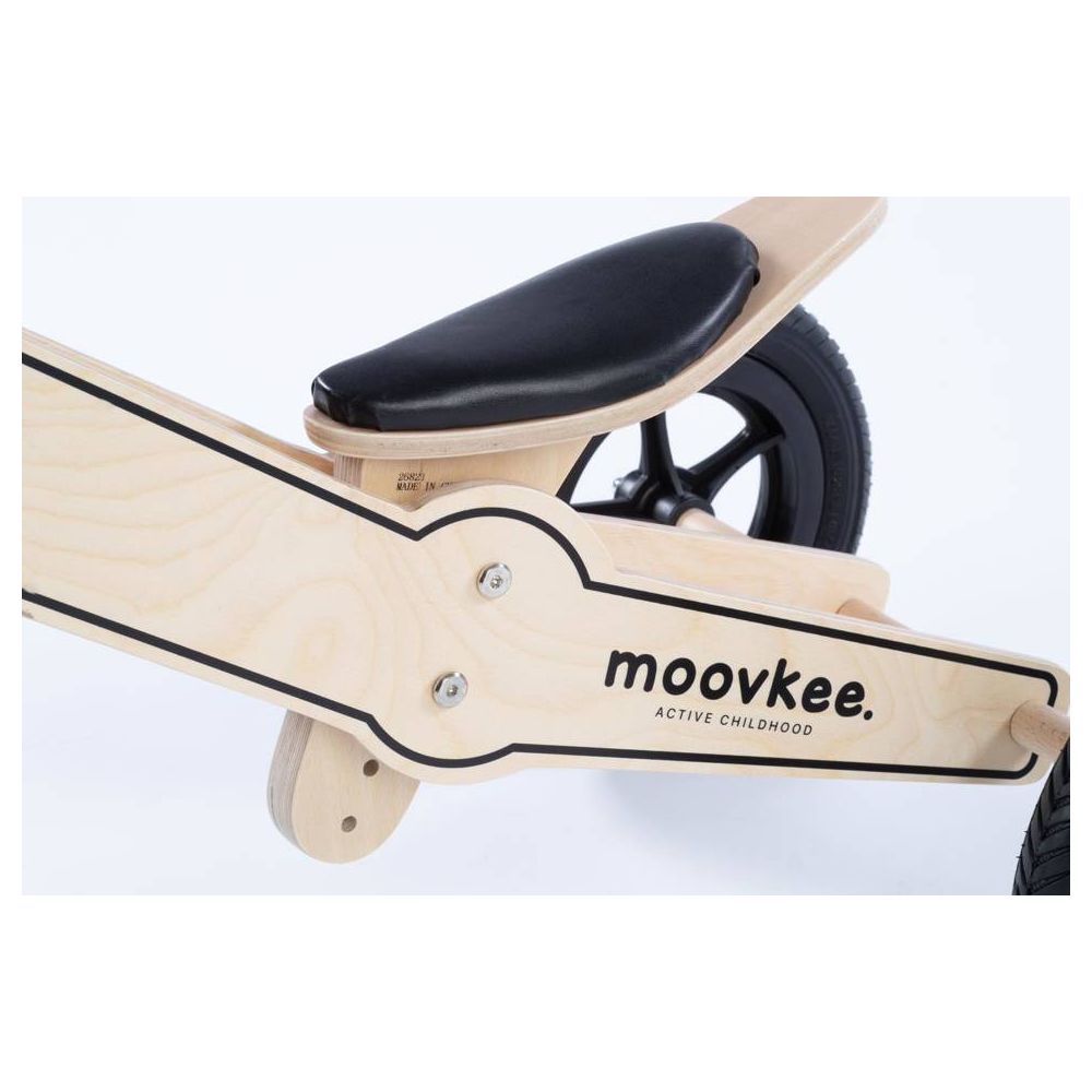 Triratis - dviratis - medinis - 2in1 - 0C075 - JANE - NATURAL WOOD - MOOVKEE