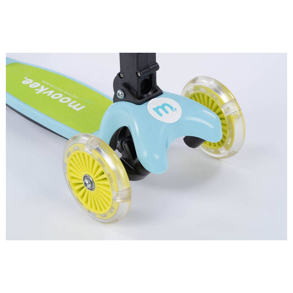 Paspirtukas - MILO - BABY BLUE & LIME GREEN