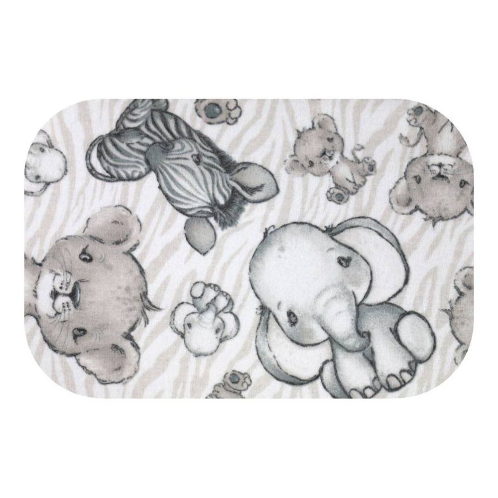 Sauskelnės - 24946 - FLANEL PRINT - EGA - SAFARI - smėlio spalvos - dydis 70x80 cm