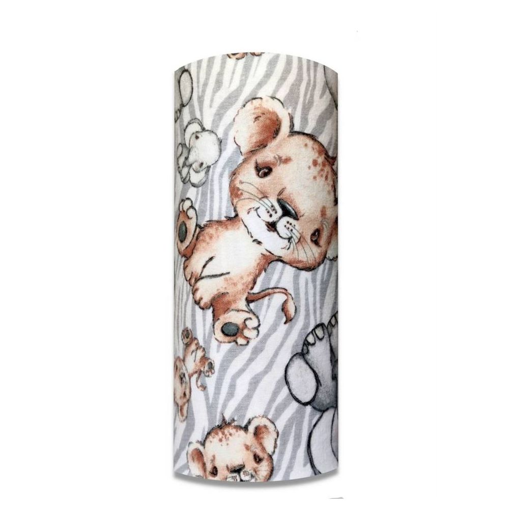Sauskelnės - 24953 - FLANEL PRINT - EGA - SAFARI - GREY - dydis 70x80 cm
