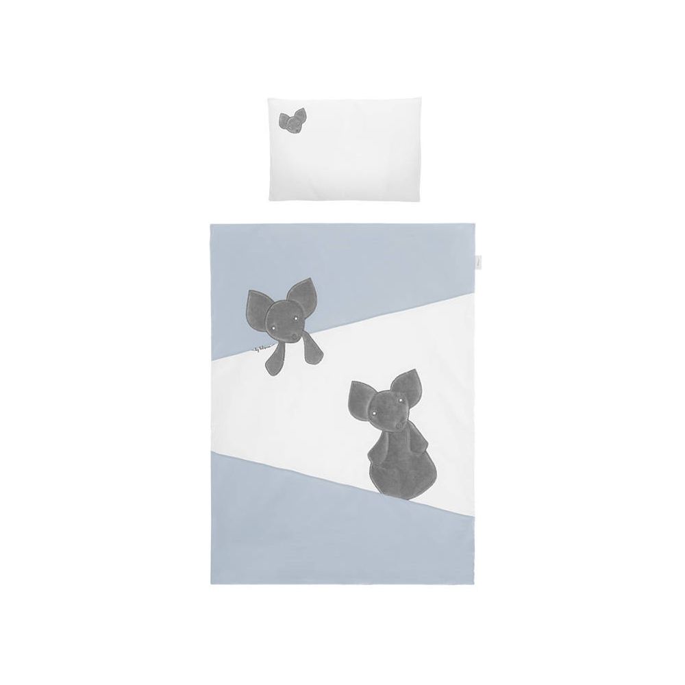 Cover set - 2 pcs - 120x90, 40x60 - MYSZKI - P02-0095 - BLUE