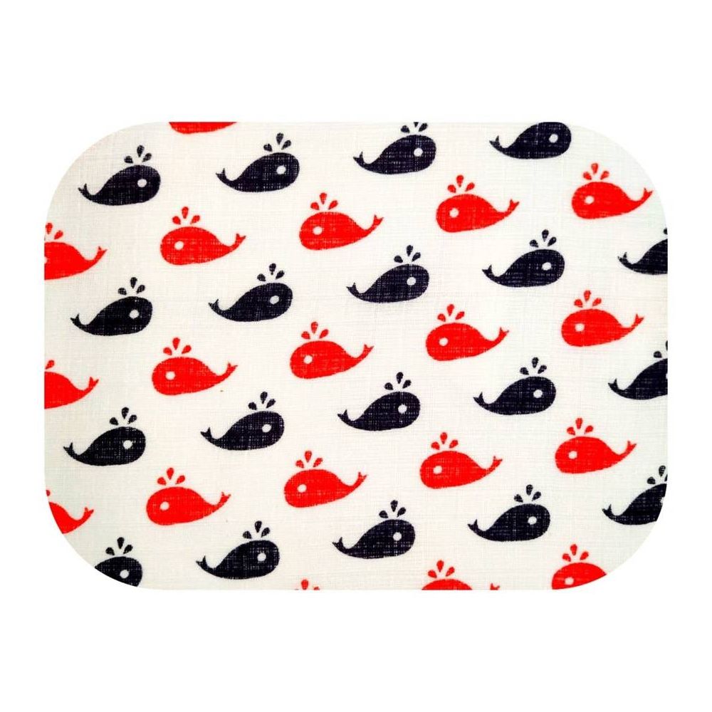 Sauskelnės - 19652 - TETRA PRINT - EGA - MERRY - NAVY BLUE/RED - dydis 60x80 cm