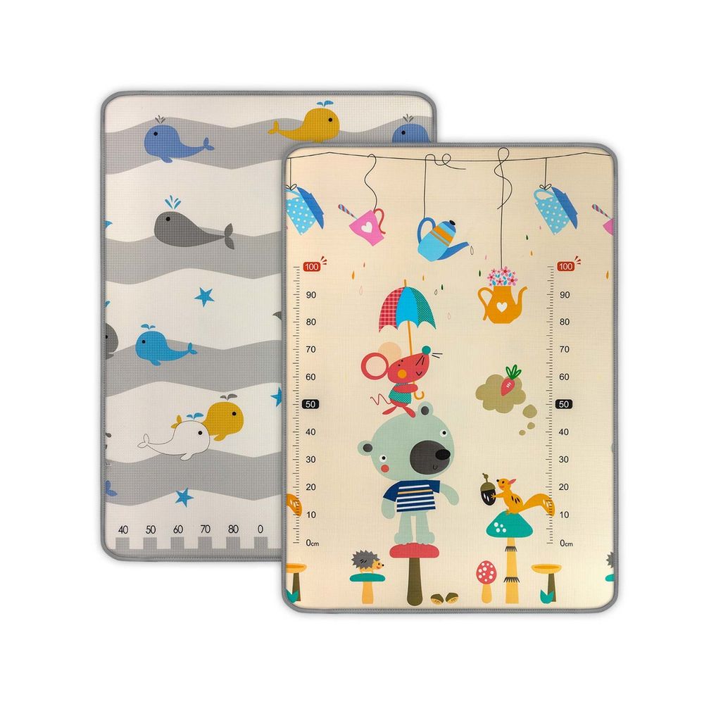 Sulankstomas putplasčio kilimėlis Bear and Whales