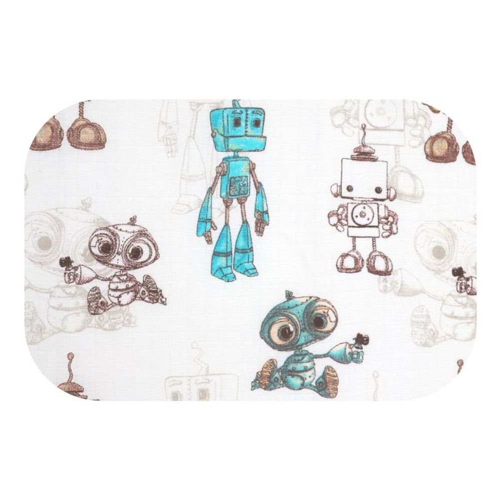 Sauskelnės - 27329 - TETRA PRINT - EGA - ROBOTAI - dydis 70x80 cm