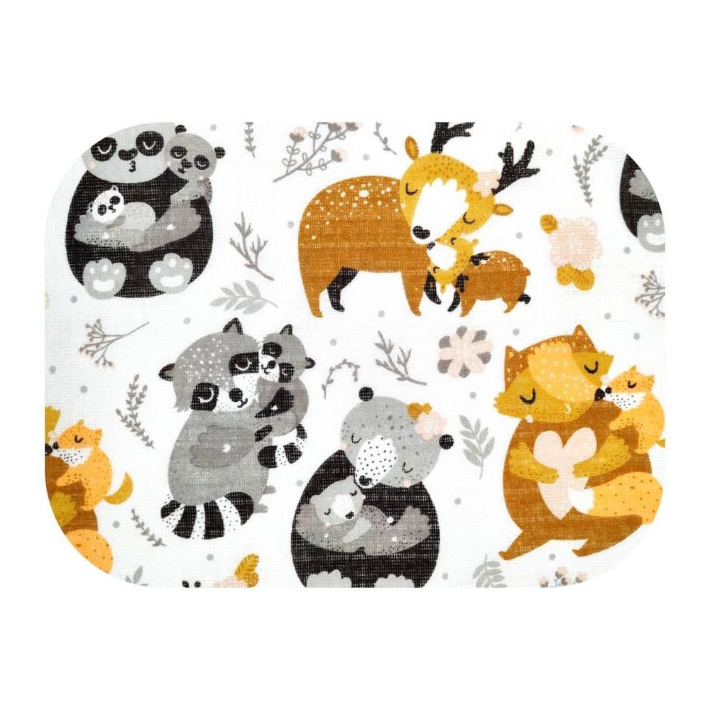 Sauskelnės - 23710 - TETRA PRINT - EGA - Miško gyvūnai - dydis 70x80 cm