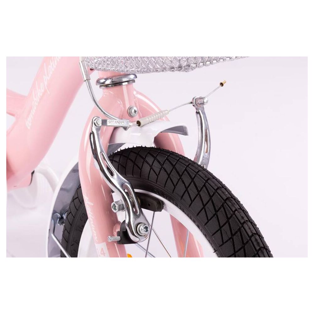 Bicycle - XXV- TOMABIKE 14" - PLATINUM - LIGHT PINK