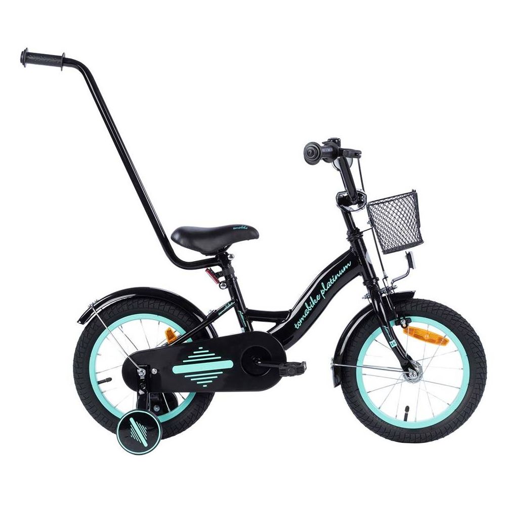 Bicycle - XXV- TOMABIKE 14" - PLATINUM - BLACK / TURKUS
