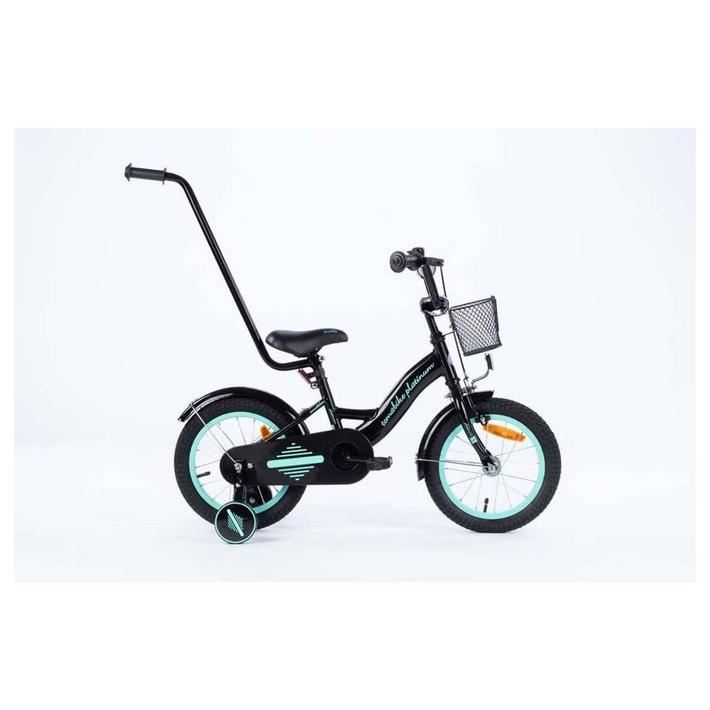 Bicycle - XXV- TOMABIKE 14" - PLATINUM - BLACK / TURKUS