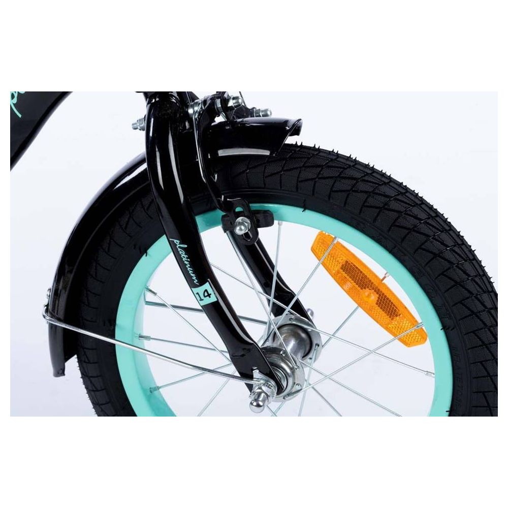 Bicycle - XXV- TOMABIKE 14" - PLATINUM - BLACK / TURKUS