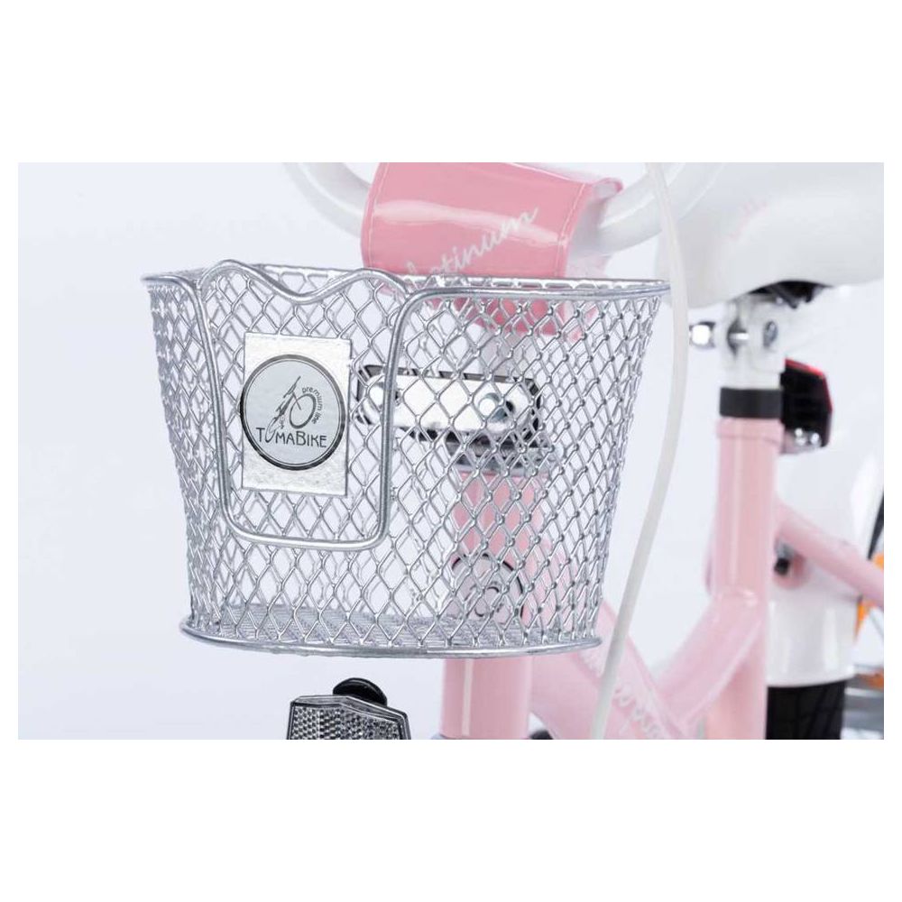 Dviratis - XXV - TOMABIKE 12" - PLATINUM - LIGHT PINK