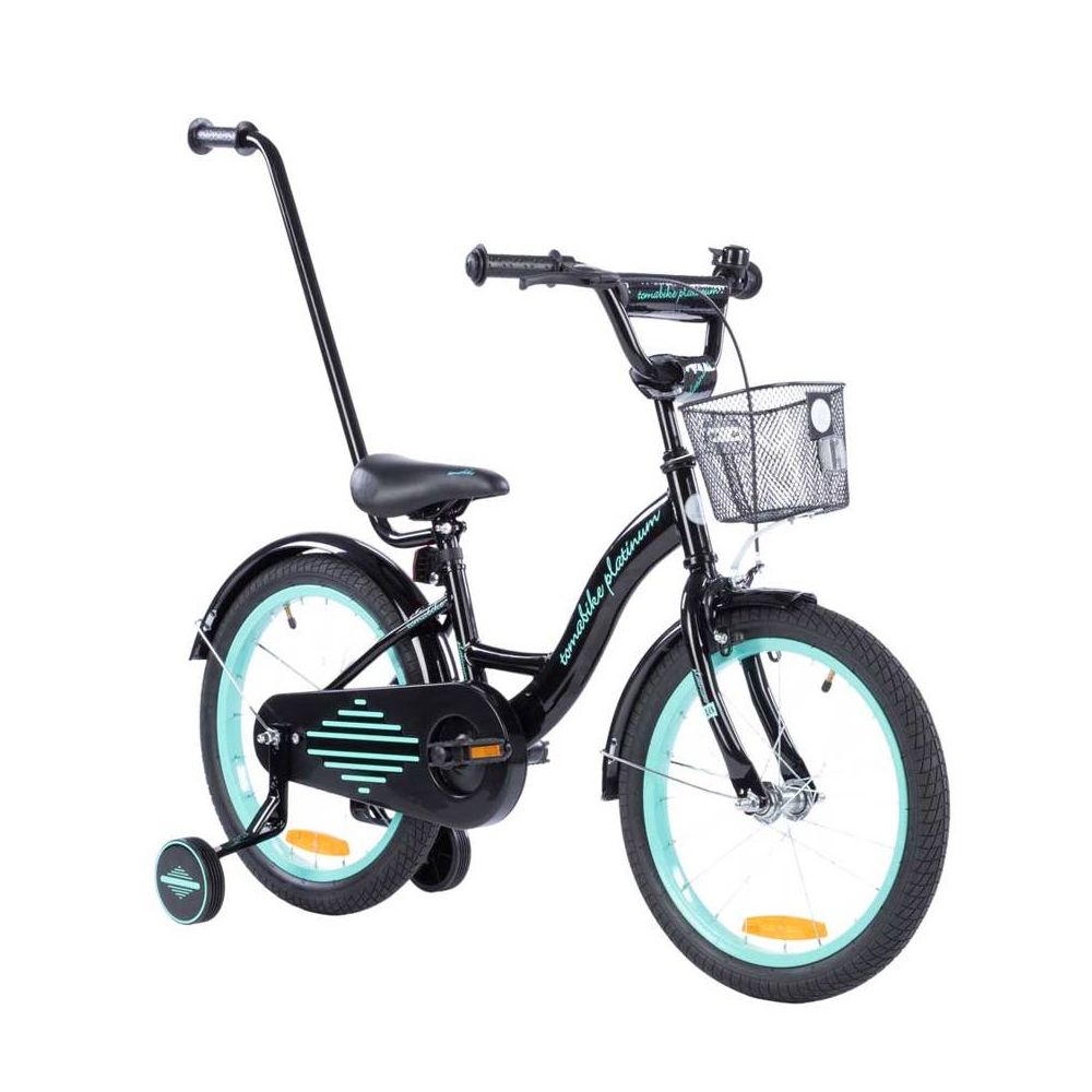 Dviratis - XXV - TOMABIKE 18" - PLATININIS - JUODAS / TURKIO SPALVOS