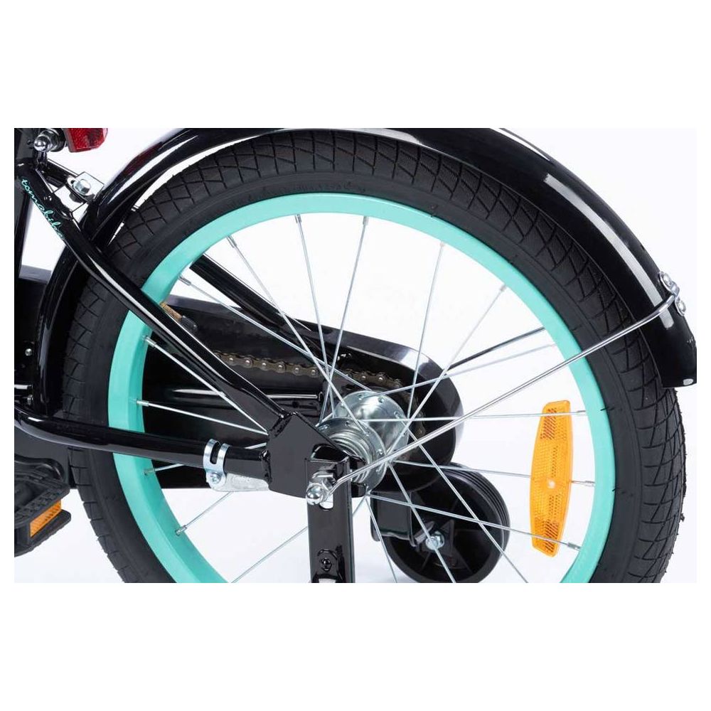 Bicycle - XXV - TOMABIKE 18" - PLATINUM - BLACK / TURKUS