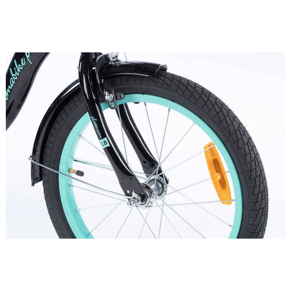Bicycle - XXV - TOMABIKE 18" - PLATINUM - BLACK / TURKUS