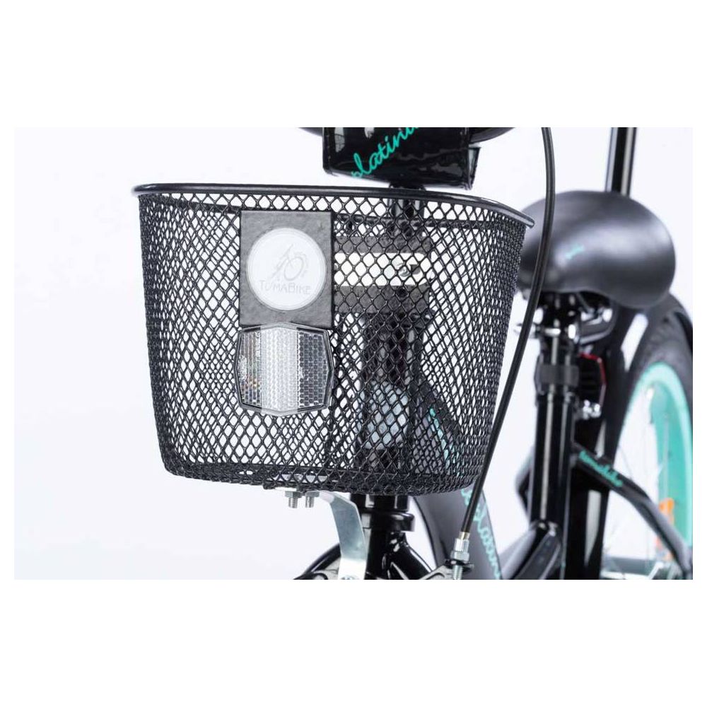 Bicycle - XXV - TOMABIKE 18" - PLATINUM - BLACK / TURKUS