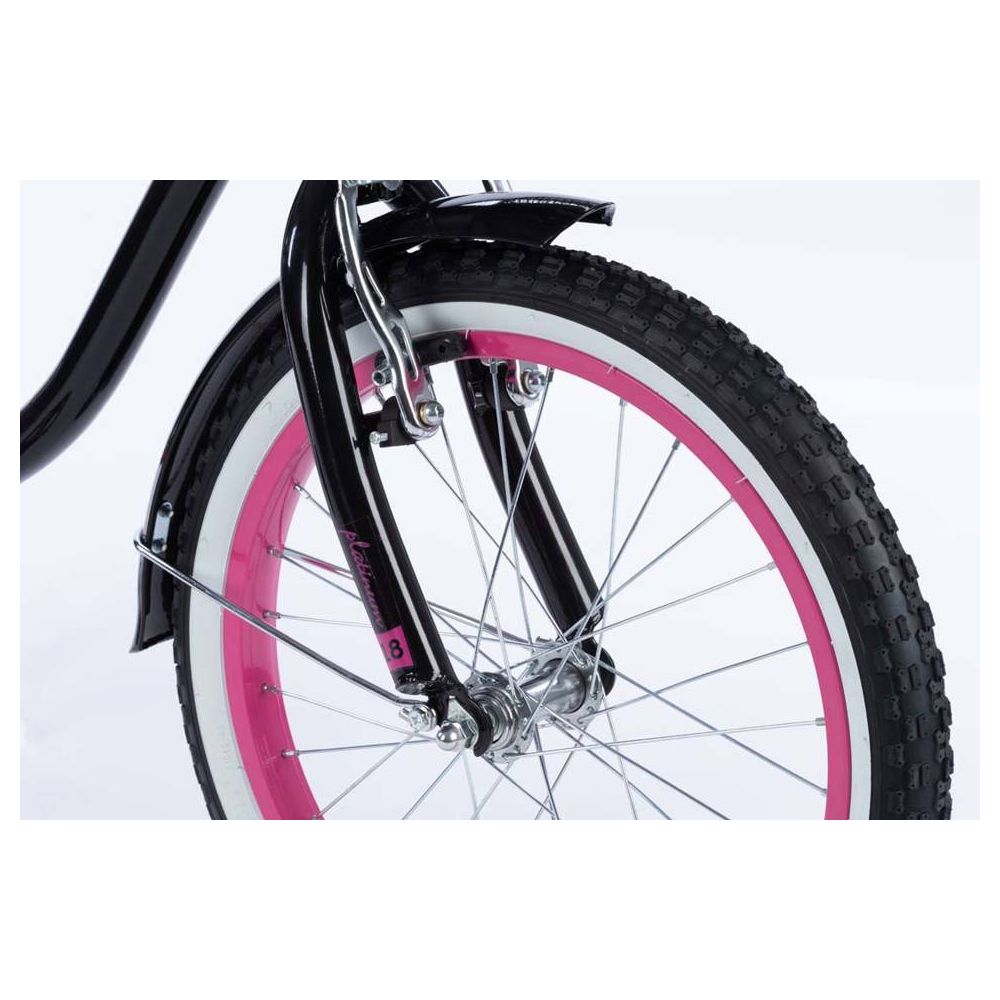 Bicycle - XXIII - TOMABIKE 18" - CRUISER - BLACK / PINK