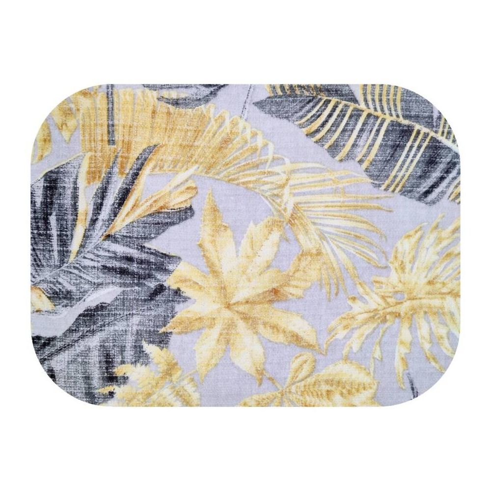 Sauskelnės - 24762 - TETRA PRINT - EGA - MONSTERA - GOLD/GREY - dydis 70x80 cm