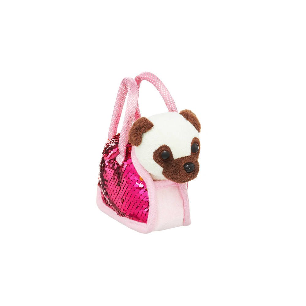 Pliušinis žaislas - 84385 / 43854 - DOGGIE su blizgučiais - dydis 11 cm