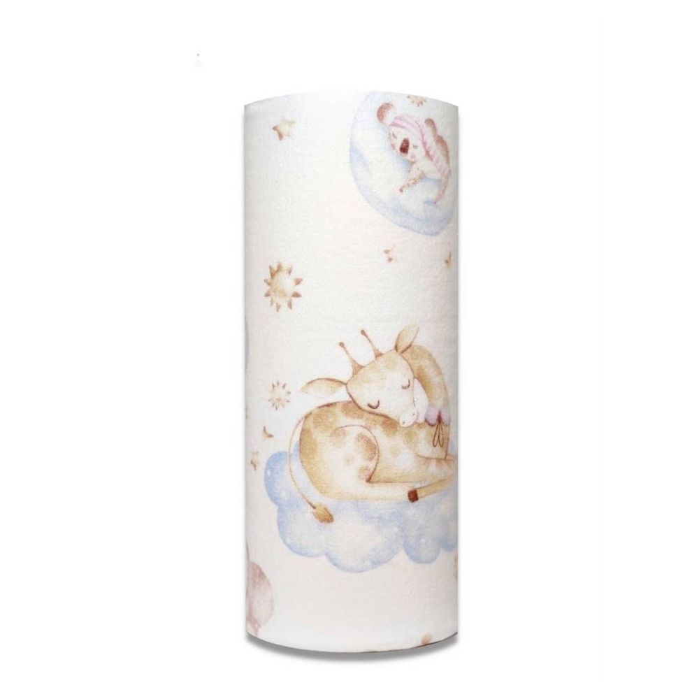 Sauskelnės - 24847 - FLANNEL PRINT - EGA - SLEIPING ANIMALS - dydis 70x80 cm