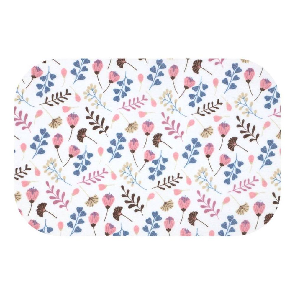 Sauskelnės - 27640 - FLANNEL PRINT - EGA - SUMMER FLOW - PINK - dydis 70x80 cm