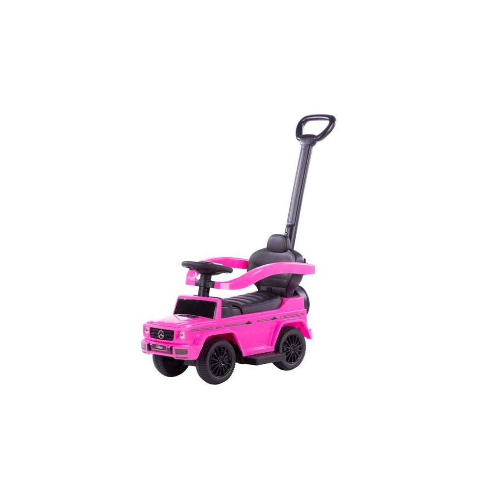 Paspiriama mašinėlė - 653 - guminiai ratlankiai - eko oda - MERCEDES G350D - PINK