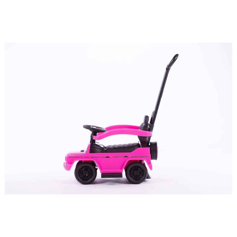 Paspiriama mašinėlė - 653 - guminiai ratlankiai - eko oda - MERCEDES G350D - PINK