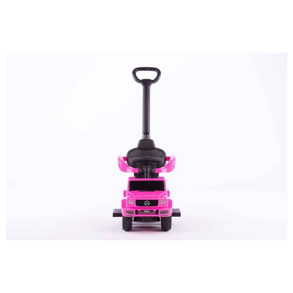 Paspiriama mašinėlė - 653 - guminiai ratlankiai - eko oda - MERCEDES G350D - PINK