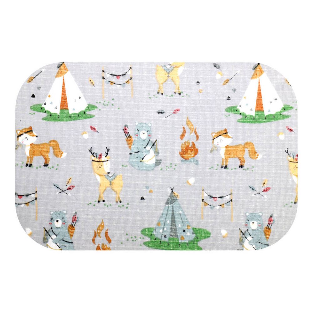 Sauskelnės - 28654 - TETRA PRINT - EGA - INDIAN CAMP - GREY - dydis 70x80 cm