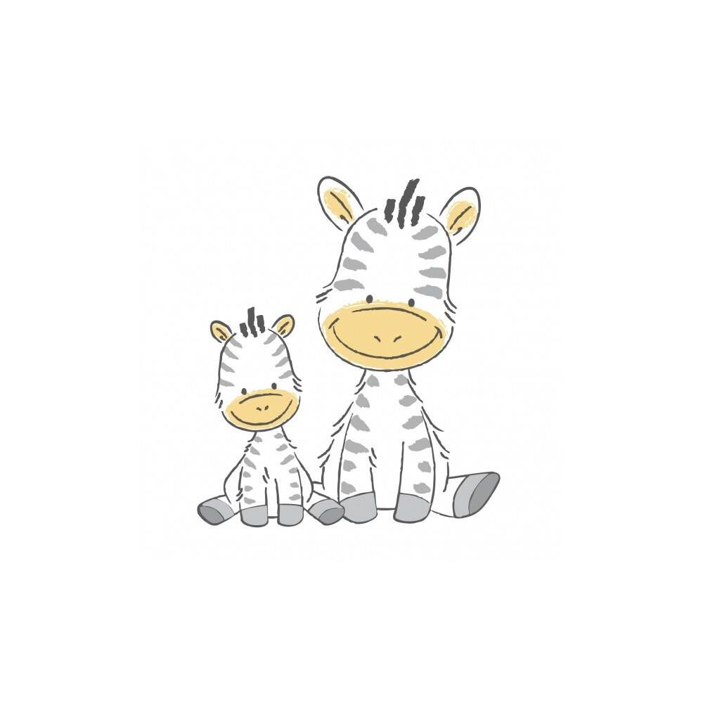 Muzikinis naktipuodis - ZEBRA - BALTAS