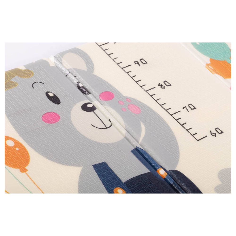 Dvipusis žaidimų kilimėlis - sulankstomas - 7726 - PLAY & EDU - BEAR & ROAD - dydis: 180x200 cm