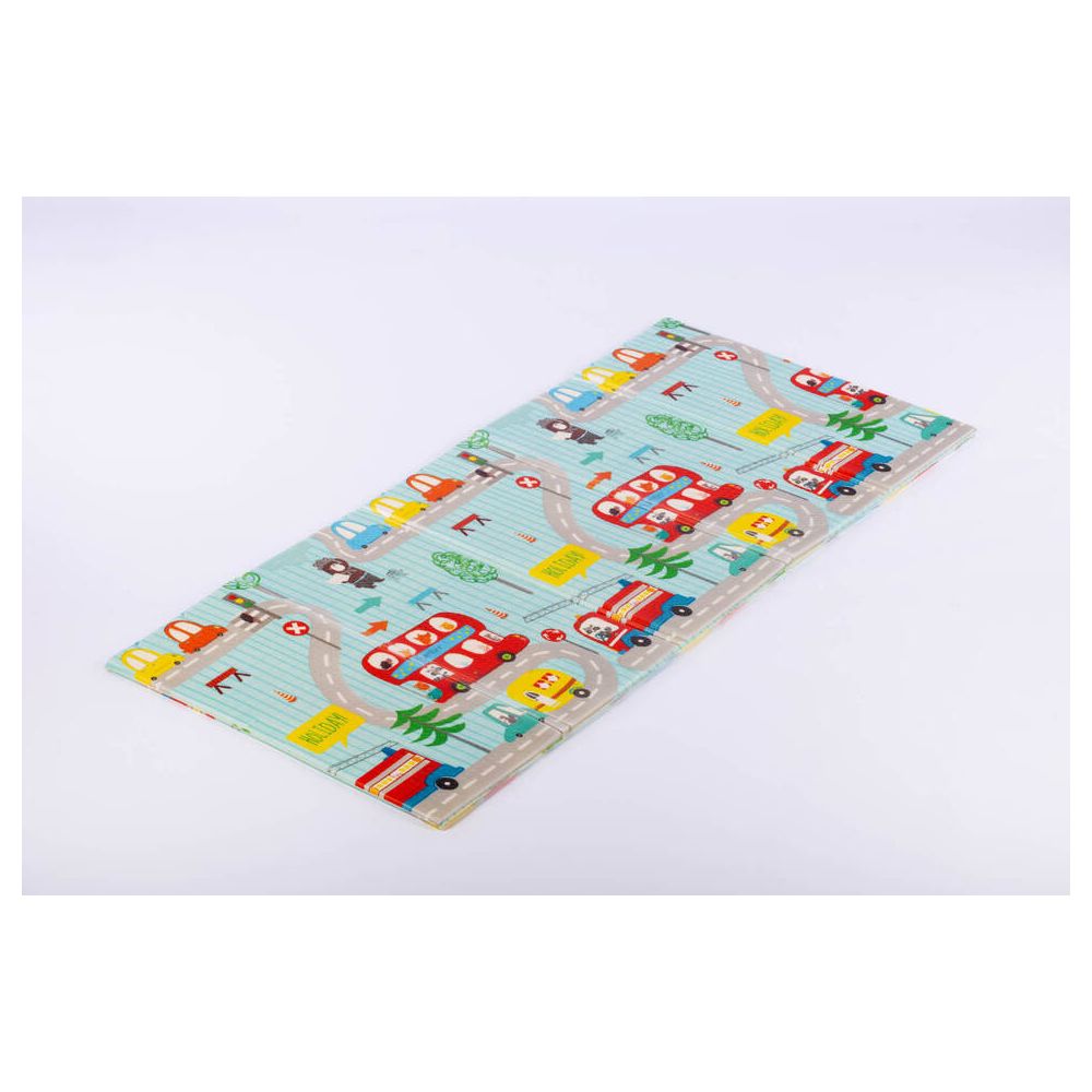 Dvipusis žaidimų kilimėlis - sulankstomas - 7702 - PLAY & EDU - RIDE & FLY - dydis: 180x200 cm
