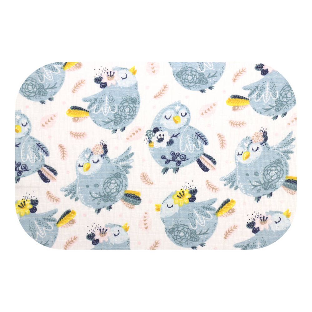 Sauskelnės - 12462 - TETRA PRINT - EGA - DOVE - BLUE - dydis 70x80 cm