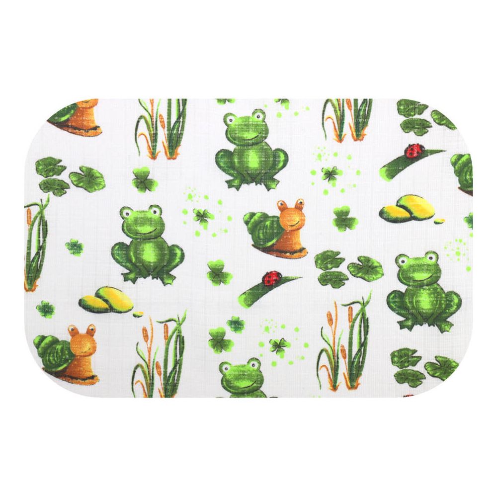 Sauskelnės - 12455 - TETRA PRINT - EGA - FROGS - GREEN - dydis 70x80 cm