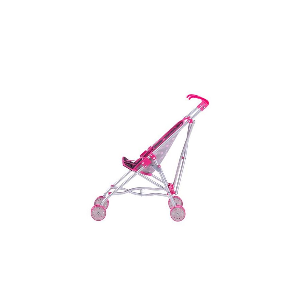 Lėlės vežimėlis - 9302 - LILY - BLACK AND PINK DREAMS