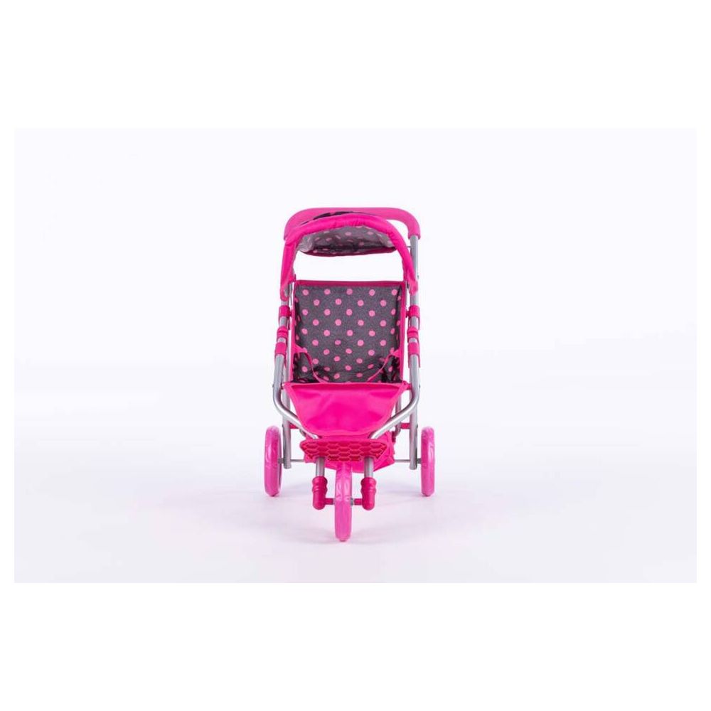 Lėlės vežimėlis - 9326 - KATE - BLACK & PINK