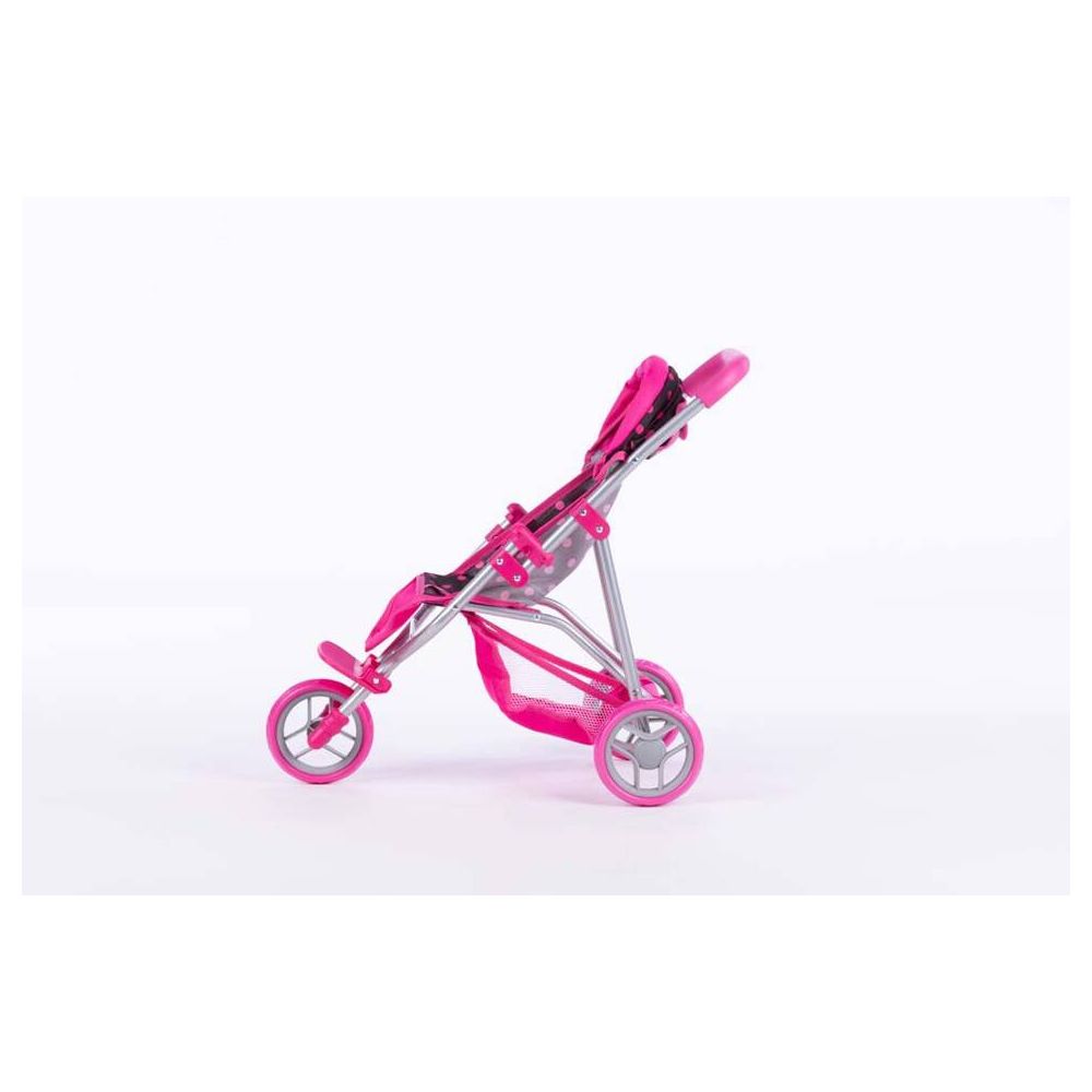 Lėlės vežimėlis - 9326 - KATE - BLACK & PINK