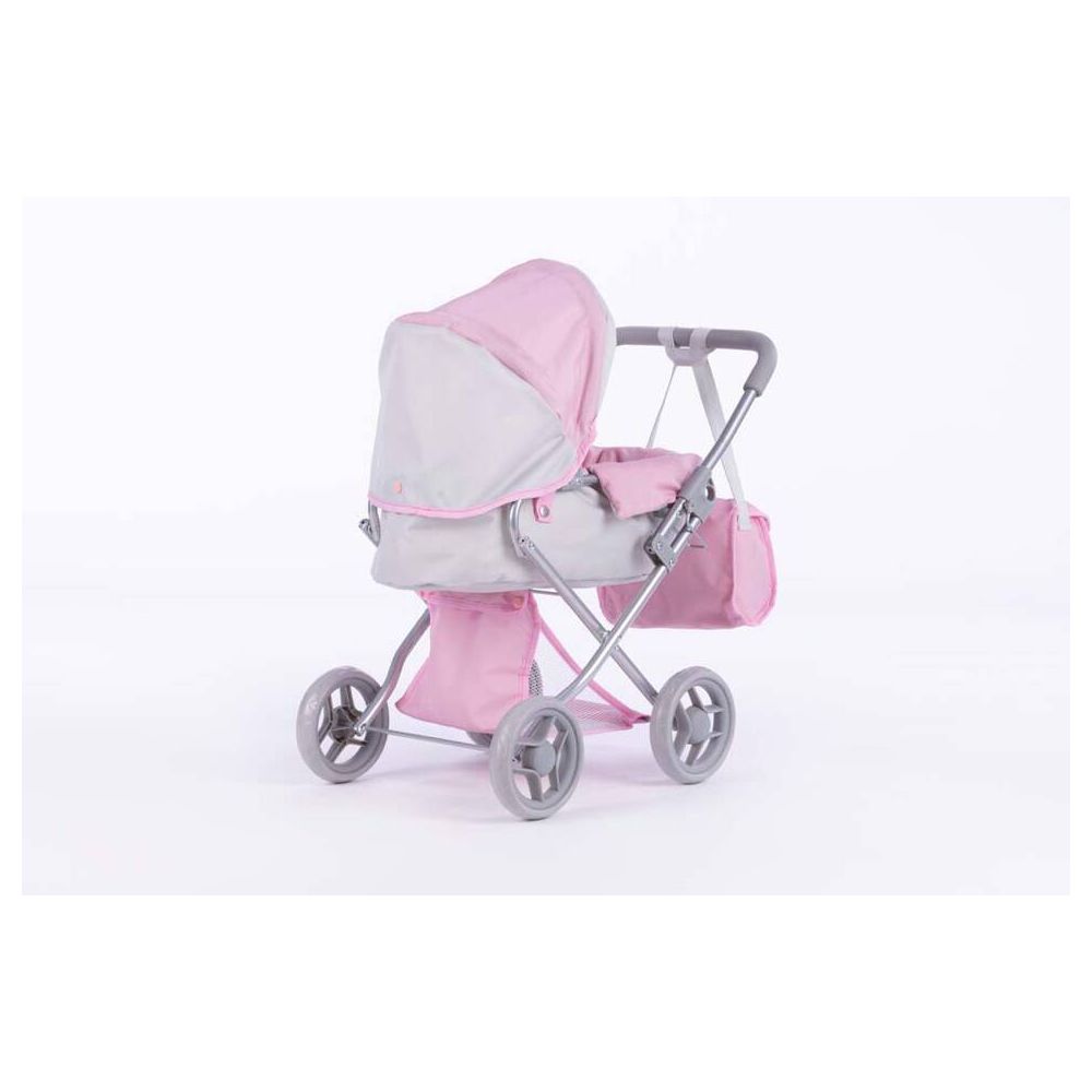 Lėlės vežimėlis - 9369 - ALICE - ŠVIEŽASIS PUSH IR GRAY