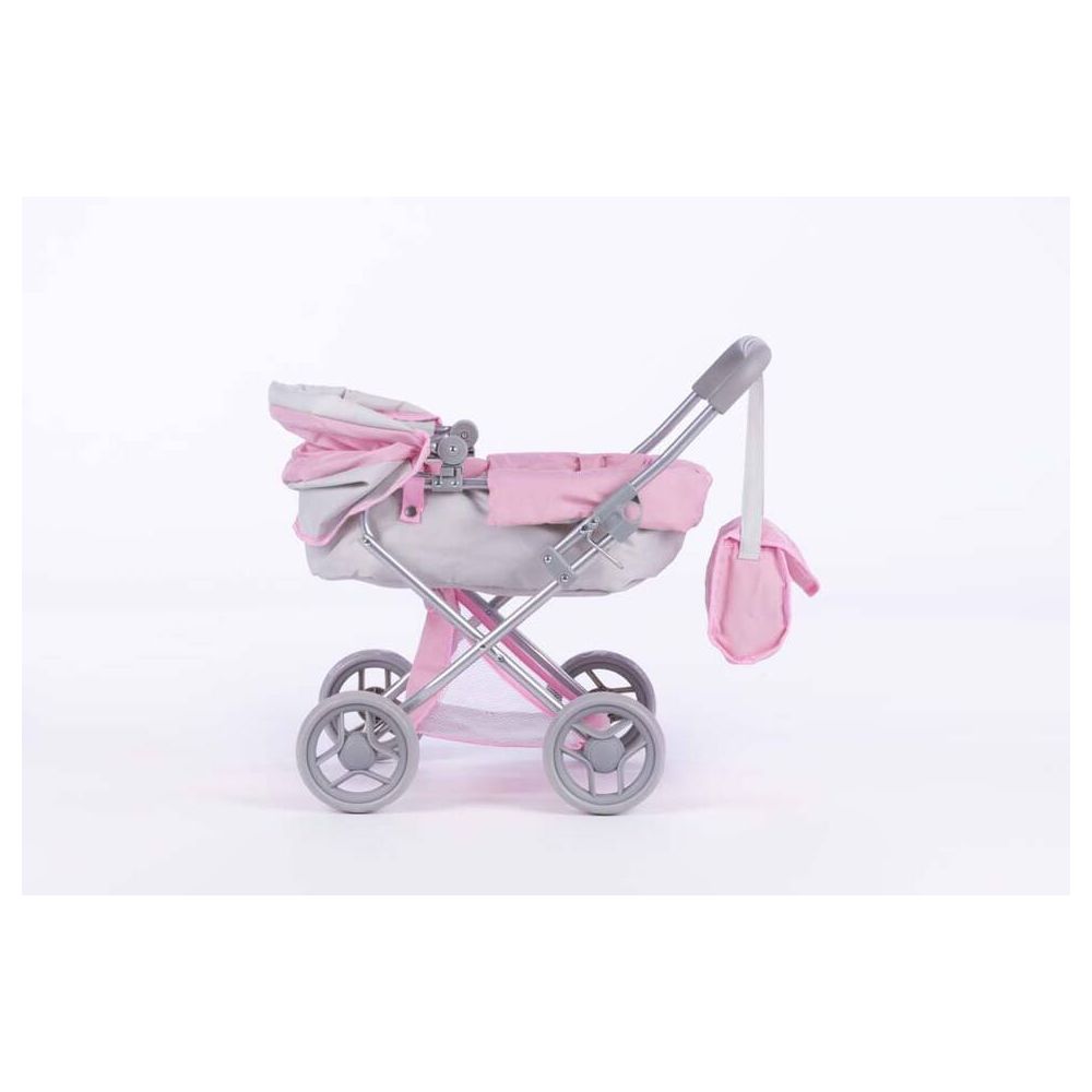 Lėlės vežimėlis - 9369 - ALICE - ŠVIEŽASIS PUSH IR GRAY
