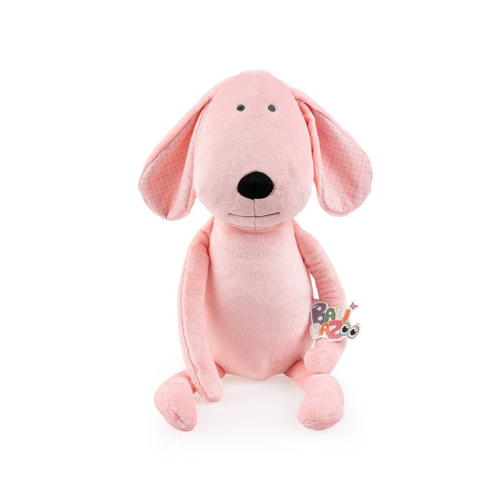 Pliušinis žaislas - 81989 - ŠUNIS - TULIMY - PINK - dydis 58 cm