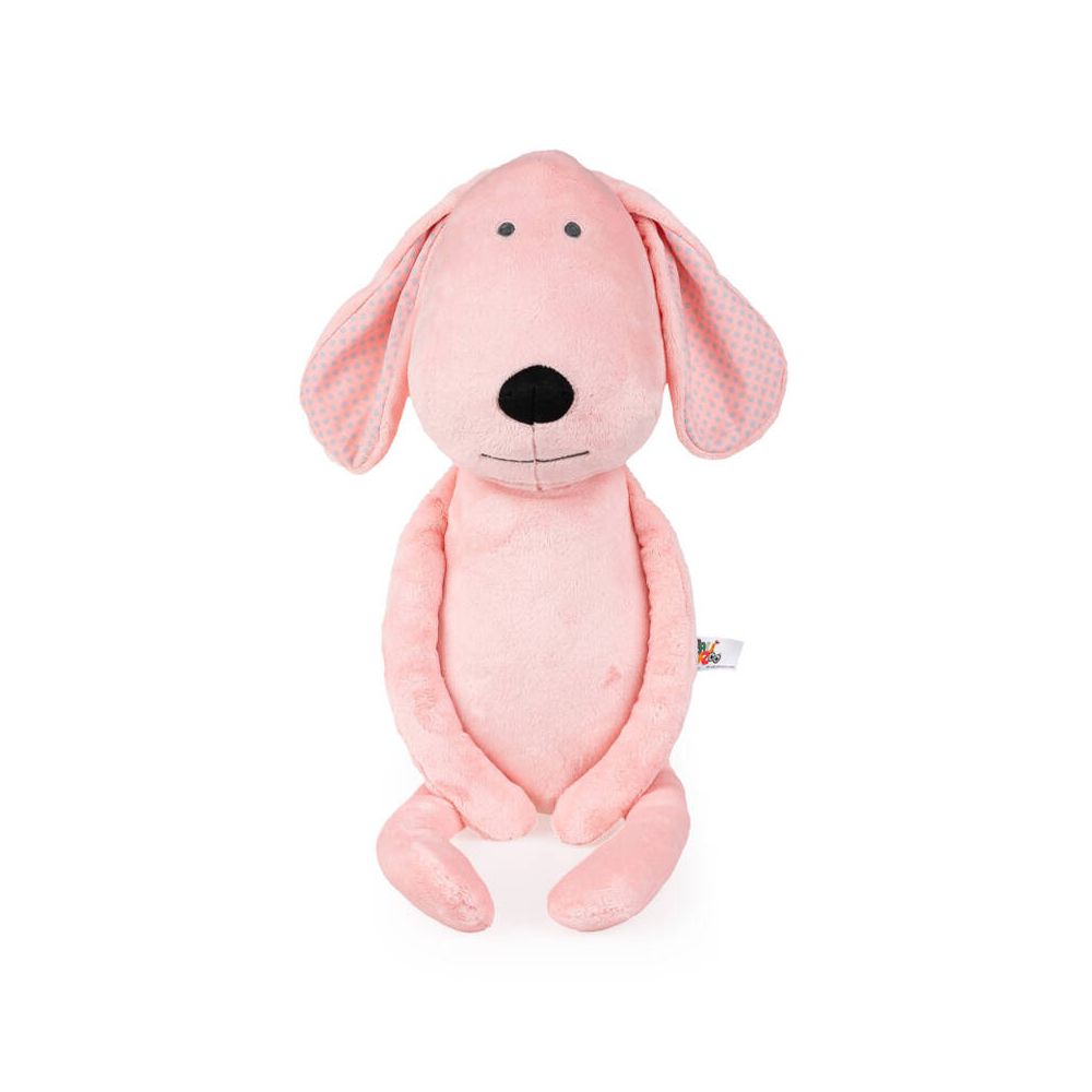 Pliušinis žaislas - 81989 - ŠUNIS - TULIMY - PINK - dydis 58 cm