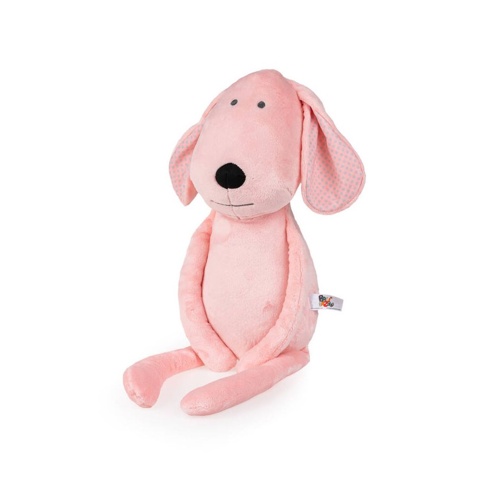 Pliušinis žaislas - 81989 - ŠUNIS - TULIMY - PINK - dydis 58 cm