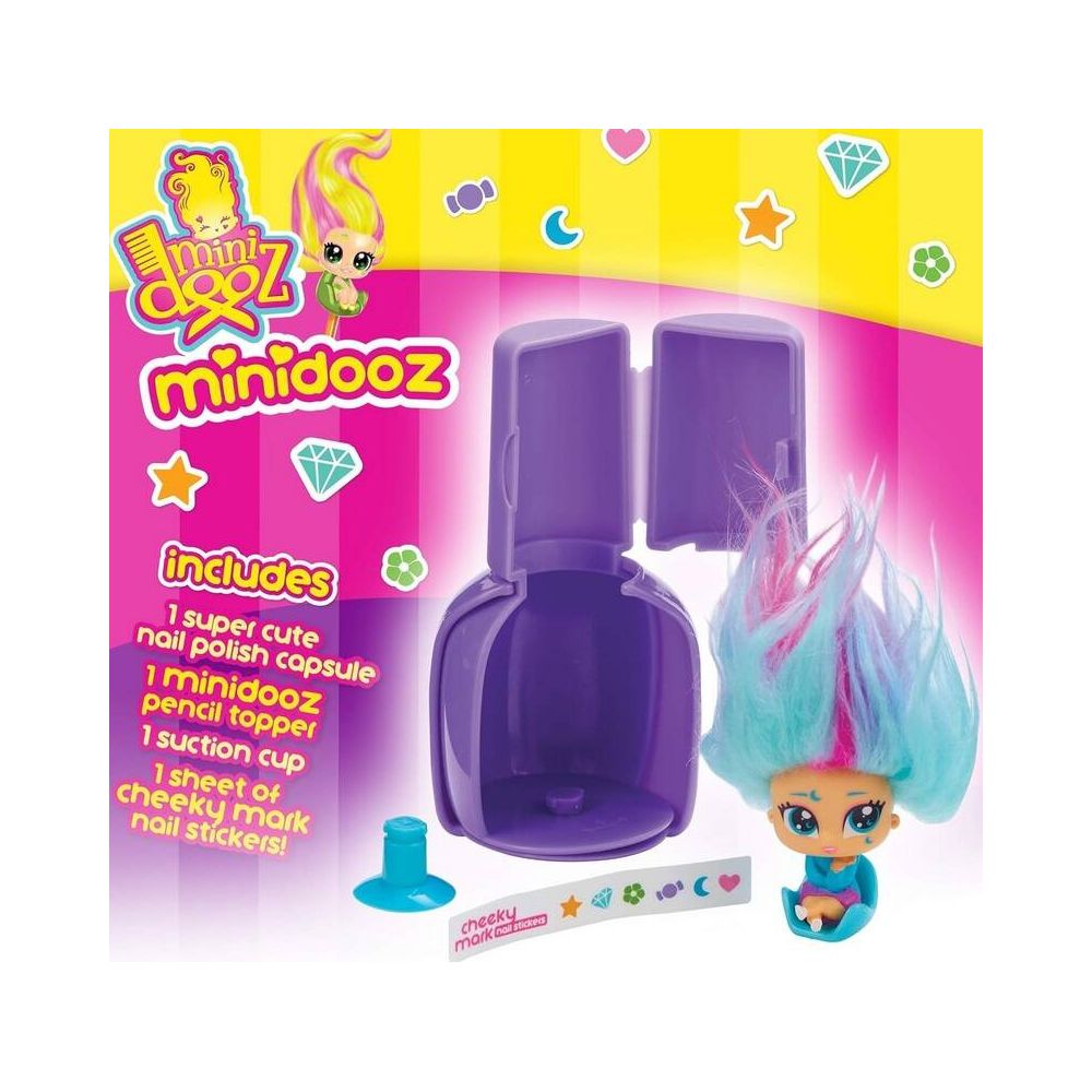 Lėlė - 78996 - MINIDOOZ - Plaukai - MIX - dydis 11 cm