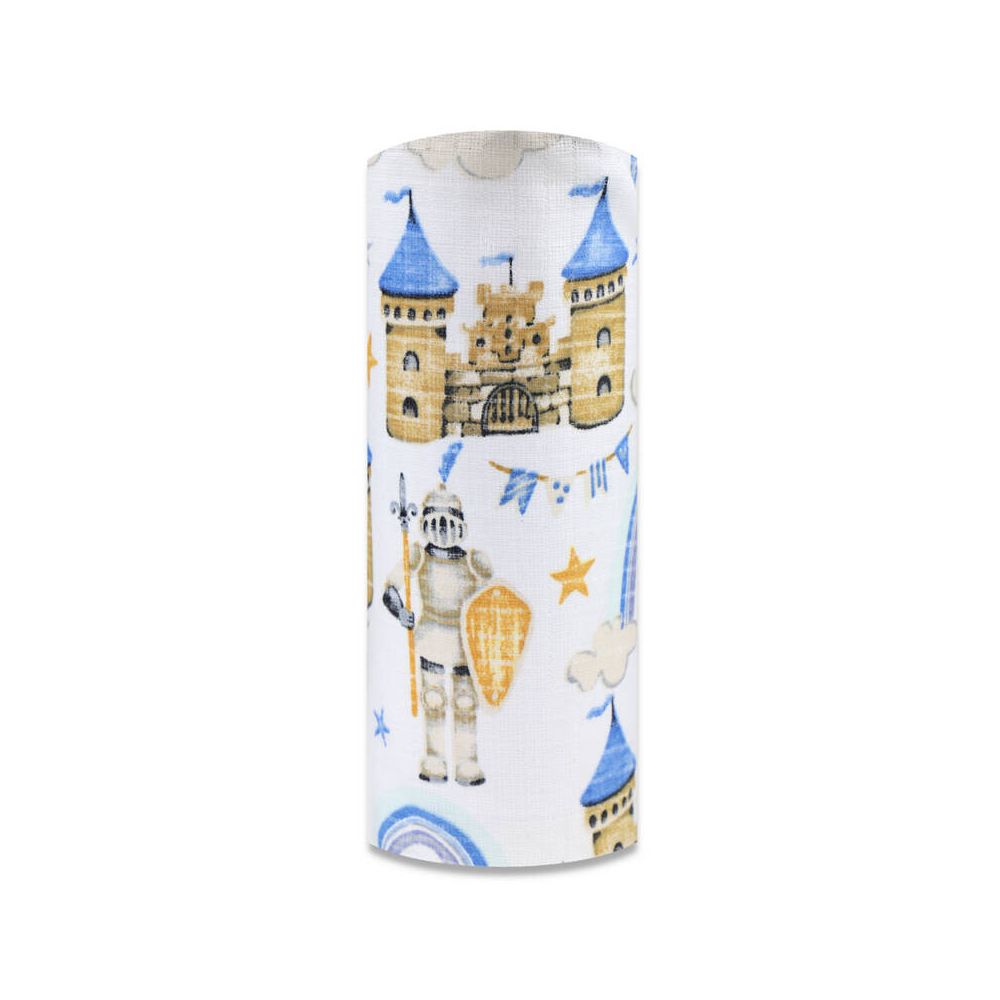 Sauskelnės - 3766 - TETRA PRINT - EGA - CASLE - BLUE - dydis 70x80 cm