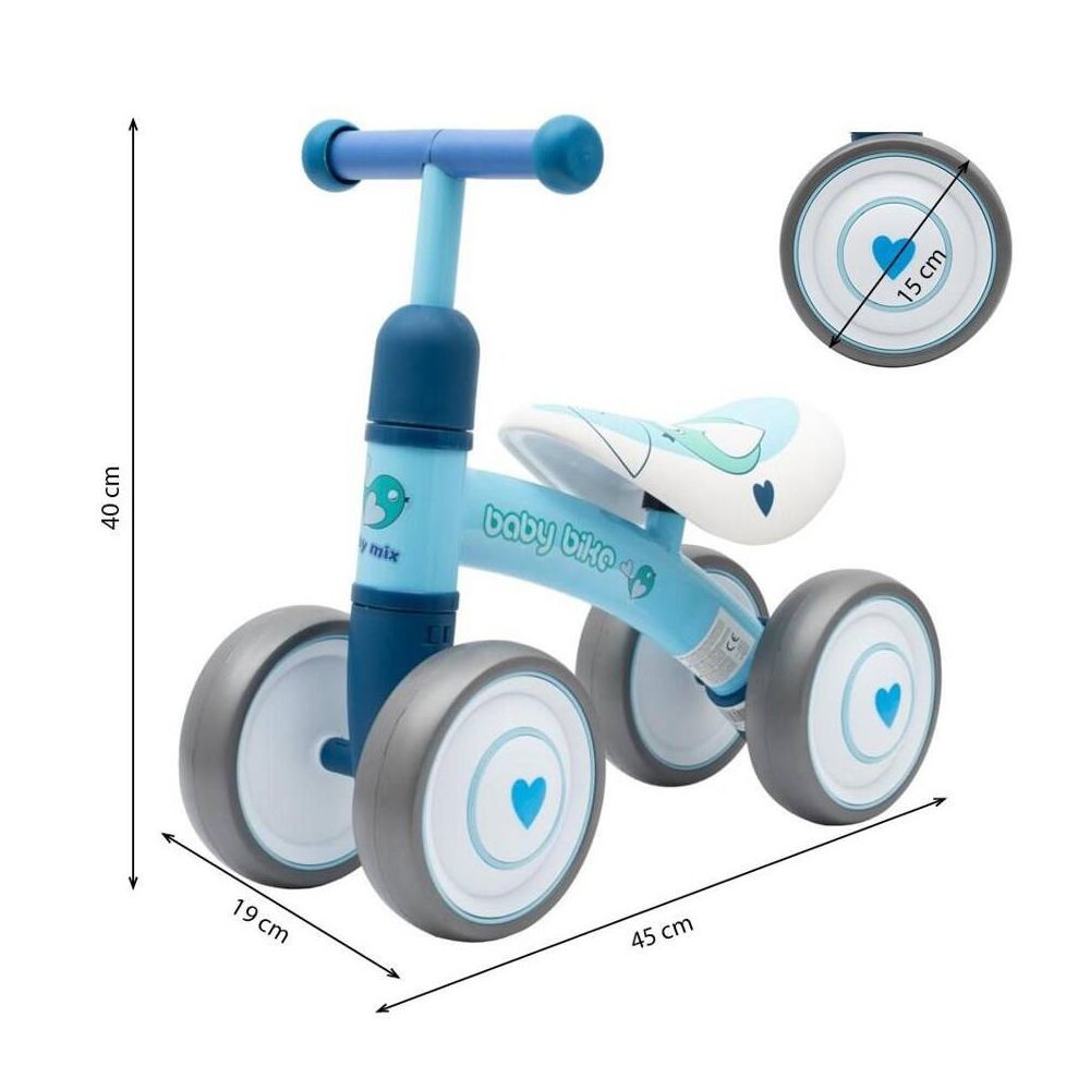 Balansinis dviratukas Ride-on - 51009 - BABY BIKE - FOOTBALL - BLACK / WHITE