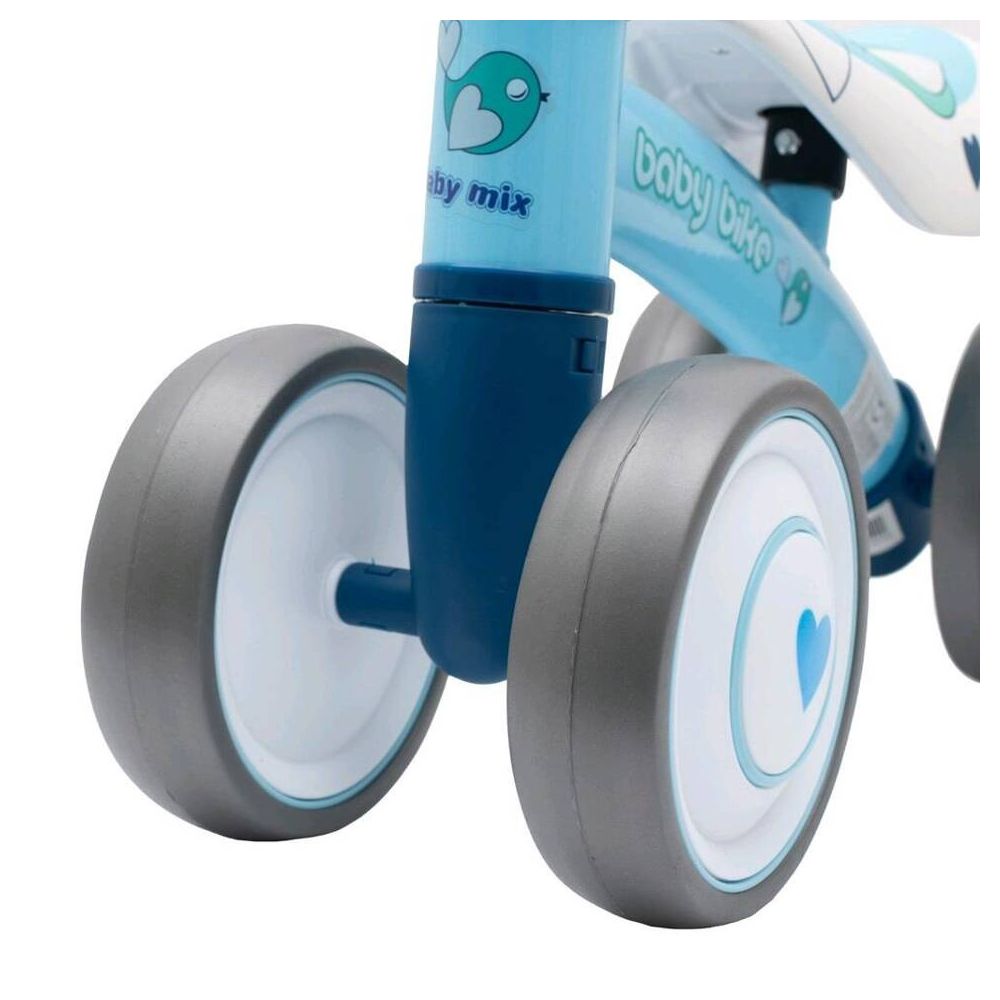 Balansinis dviratukas Ride-on - 51009 - BABY BIKE - FOOTBALL - BLACK / WHITE