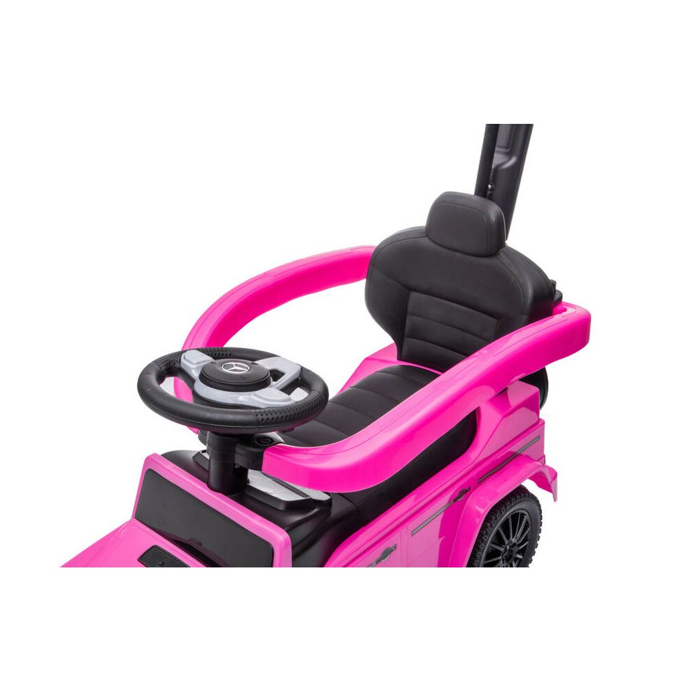 Paspiriama mašinėlė - 653 R - guminiai ratai - MERCEDES G350D - PINK