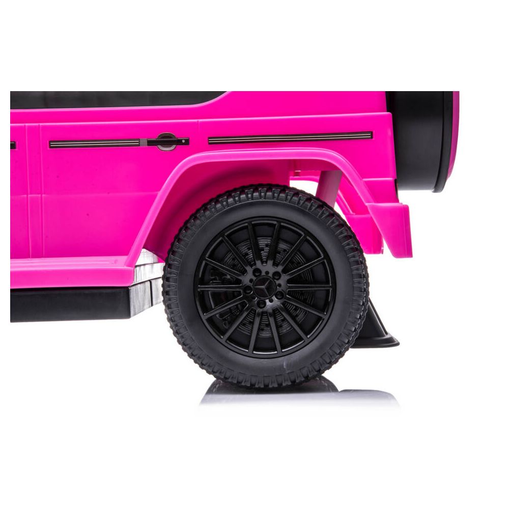 Paspiriama mašinėlė - 653 R - guminiai ratai - MERCEDES G350D - PINK