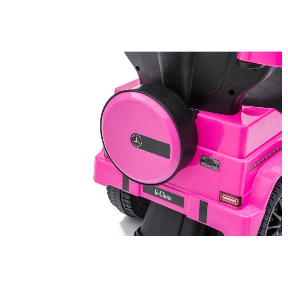 Paspiriama mašinėlė - 653 R - guminiai ratai - MERCEDES G350D - PINK