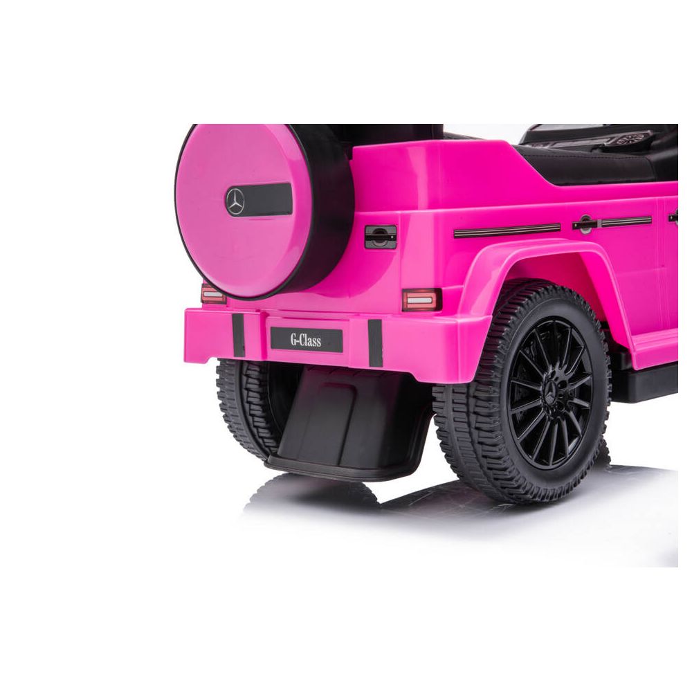 Paspiriama mašinėlė - 653 R - guminiai ratai - MERCEDES G350D - PINK