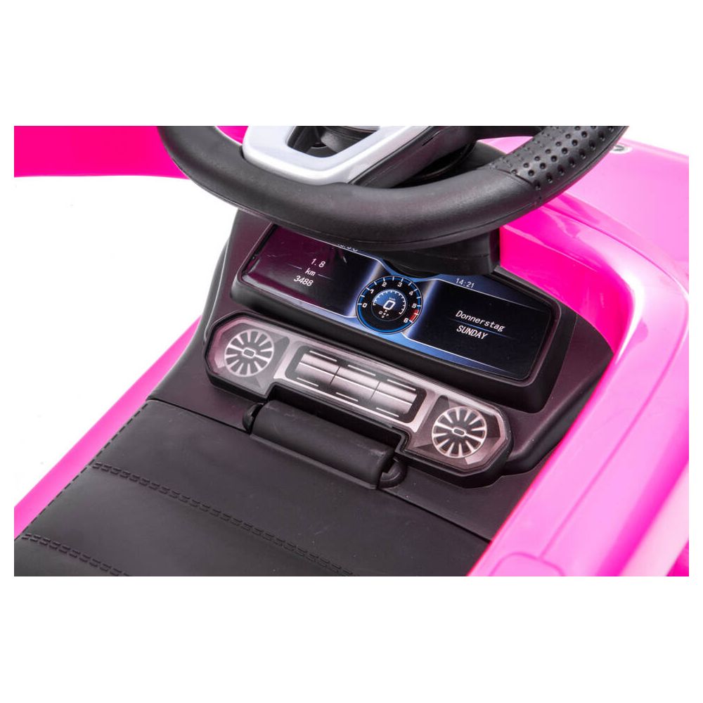 Paspiriama mašinėlė - 653 R - guminiai ratai - MERCEDES G350D - PINK